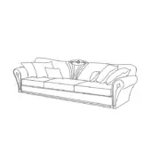 Charme Sofa - Three Seater