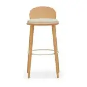 Wooden Backrest - Veretta Bar Stool