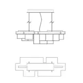 Gisele Suspension Lamp - 7 Lights