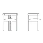 Kumiko chair without Vienna Straw backrest