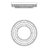 Gisele Circular Ceiling Lamp (EX 14)