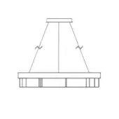 Gisele Round Suspension Lamp - EX 18