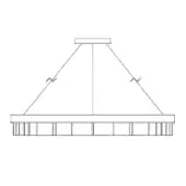 Gisele Round Suspension Lamp - EX 17