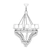Ophelia Chandelier 7036-7047