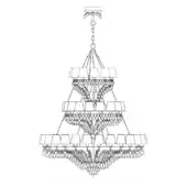 Ophelia XL Chandelier EX01