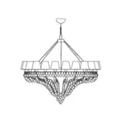 Ophelia Chandelier EX05