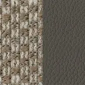 Tonin Casa Flora Fabric Combinations 01 Grigio Intenso_TF_01 Marrone-Beige - Brown-Beige - P_73 Grigio-Gray