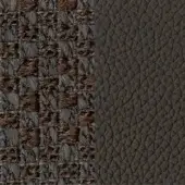 Tonin Casa Flora Fabric Combinations 02 Terra d'Oriente_TF_02 Marrone-Grigio Scuro - Brown-Dark Gray - P_70 Testa di Moro-Dark Brown