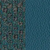 Tonin Casa Flora Fabric Combinations 06 Acquamarina_TF_06 Marrone-Ottanio - Brown-Oil Blue - P_34 Ottanio-Oil Blue