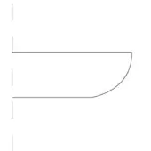 Rounded - Thickness: 1"1/8