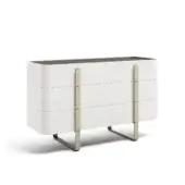 Superior Capital Eden dresser with lacquered structure and rich wooden top surface