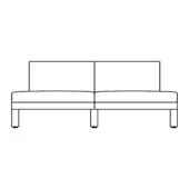 Without Armrests - Riviera Sofa