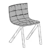 Mezzaria - Quilted - Wooden Legs