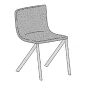Mezzaria - Smooth - Metal Legs