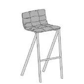 Mezzaria - Low Backrest - Quilted Seat