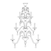 Izmir Chandelier - Size D