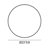 Round Ø23"5/8 - Loulou