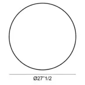 Round Ø27"1/2 - Loulou