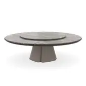 Size C - Dining table with incorporated Lazy Susan