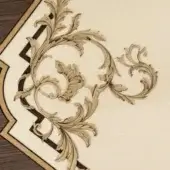 Maple background, Canaletto Walnut and Erable, Decorative inlays in Rosewood, Pear and Walnut