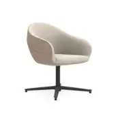 Size B: Swivel guest armchair with four spoke base