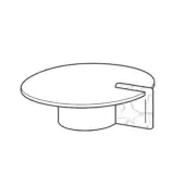 Round Top A / Marble Insert - Petra Coffee Table