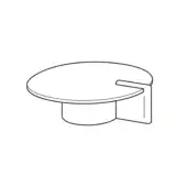 Round Top A / Wooden Insert - Petra Coffee Table