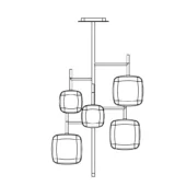 Hyperion Ceiling Lamp - Size B
