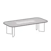 Rectangular Glass Top - Cosmos
