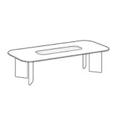 Rectangular Wooden Top - Cosmos