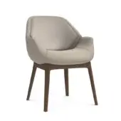 Single-tone upholstery with plain insert