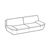 3-seater - Deck Sofa