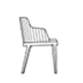 Magda - With armrest
