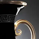 Black & Gold - Athena Amphora