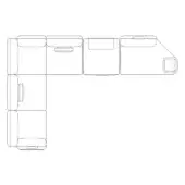 Hatton Sectional - Comp 4 - SX