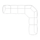Iside Sectional - Composition 1