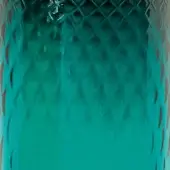 Artistic Decorated Balloton Glass - Verde Pavone