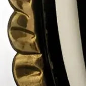 Black & Gold - Angel Vase