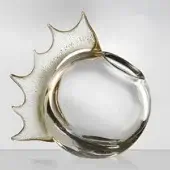 Clear & Gold - Apollo Vase