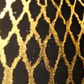Black & Gold - Arlecchino Oval Vase