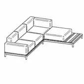 Composition K - Barcode Sectional