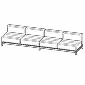Composition A (Quilted) - Barcode Sectional
