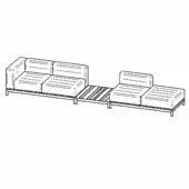 Composition D (Quilted) - Barcode Sectional