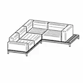 Composition J (Quilted) - Barcode Sectional