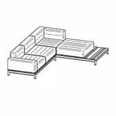 Composition K (Quilted) - Barcode Sectional