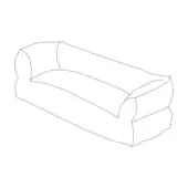 3-seater - Puffone Sofa
