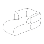 Size D - Puffone Lounger