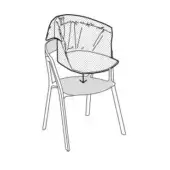 Compas Outdoor - Compas removable cushion "Totale"