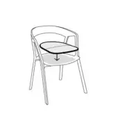 Compas Indoor - LIPS-S removable cushion