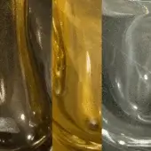 Brown & Gold + Gold + Platinum Vase